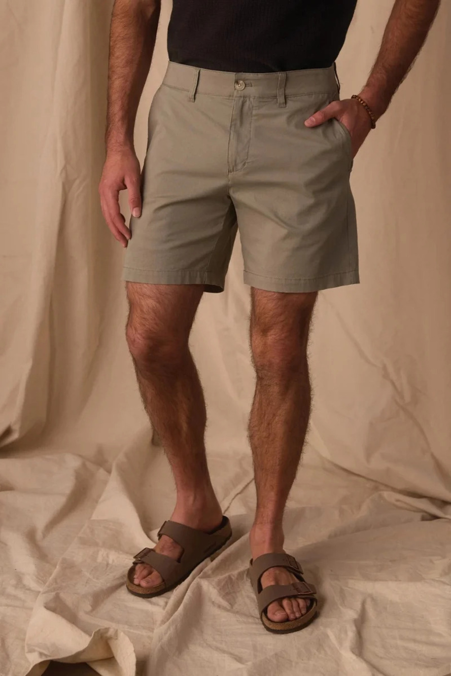 The Normal Brand Moss Stretch Chino 7" Shorts/60482